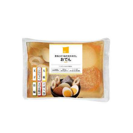 昆布とかつおの合わせだしおでん　450g
