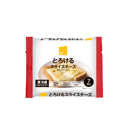 とろけるスライスチーズ　7枚入