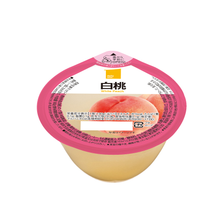 フルーツゼリー　白桃