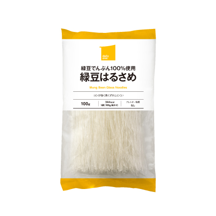 緑豆でんぷん100％使用<br>緑豆はるさめ 100g